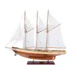 Y004 Atlantic Yacht Sailboat Model Schooner 